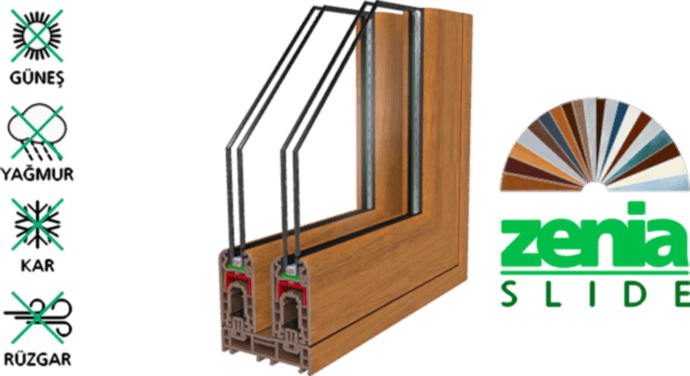 Zenia Slide (Tam Yalıtımlı Sürme)