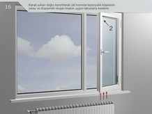 Kanat yukarı doğru kanırtılarak üst kısımda ispanyolet köşesinin yatay ve düşeyinde oluşan uygun takozlarla beslenir.